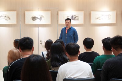 笔墨流芳，艺韵传情——张子健作品展在图书馆隆重开幕暨文化交流活动纪实